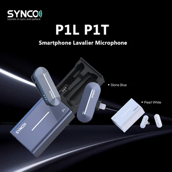 SYNCO P1L P1T Петличный микрофон Беспроводная микрофонная система для вокала в режиме реального времени для смартфона с интерфейсом Type C Lightning Телефон Планшет