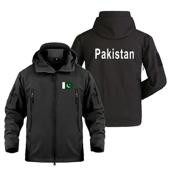 Tactics Пакистанские военные куртки с капюшоном для мужчин, Флисовое теплое ветрозащитное непромокаемое мужское пальто SoftShell, куртка из кожи акулы