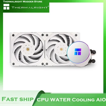 Thermalright Frozen MAGIC 240 SCENIC Водяное Охлаждение Белый Комплект AIO CPU Cooler Металлический Для Блока Intel AMD + Насос + Радиатор + Вентилятор