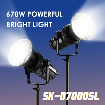 Tolifo SKD7000SL Высокая Мощность 512DMX 700 Вт Дневной V Образный Аккумулятор LED COB Студийное Освещение Для Фотосъемки Непрерывный Видеосвет