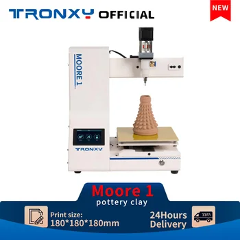 Tronxy Официальный Moore-1 potter гончарная глина DIY 3D принтер напыление моделирование античная керамика керамический 3D принтер impresora 3d