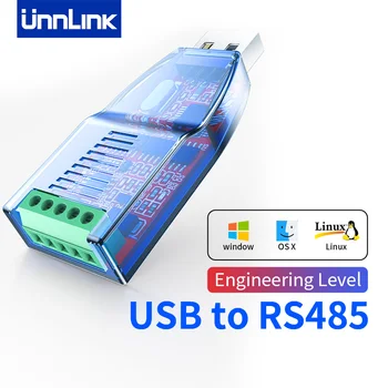 Unnlink Промышленный USB-конвертер RS485 RS422 RS232 CH340, адаптер для защиты телевизоров от компьютерного ПЛК