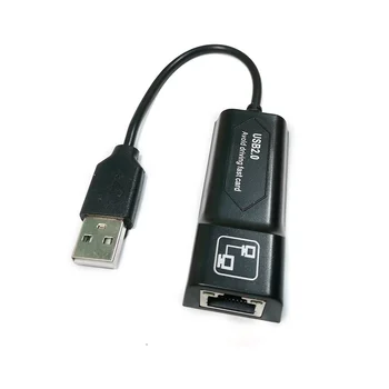 USB 2.0 к RJ45 10/100 Мбит/с USB Ethernet Адаптер Сетевая карта LAN USB Сетевой адаптер Lan RJ45 Карта для ПК Ноутбука