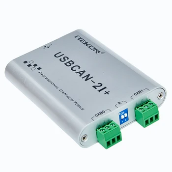 USB can-2i двухканальная изоляция can box совместима с картой Zhou Ligong can card