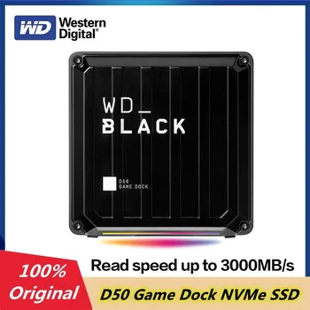 Western Digital WD BLACK D50 2 ТБ 1 ТБ 0 ТБ Игровая док-станция NVMe SSD Твердотельный накопитель RGB Внешний игровой жесткий диск Со скоростью до 3000 Мбит/с