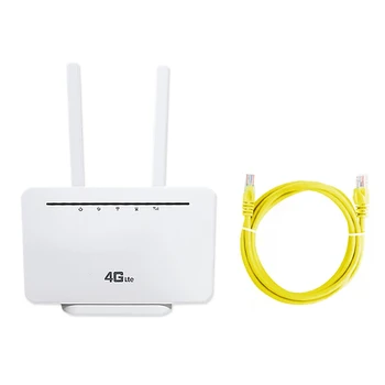 WiFi-маршрутизатор CP102 4G Беспроводной маршрутизатор 1 WAN + 3 LAN Сетевой интерфейс со слотом Поддерживает до 32 пользователей (штепсельная вилка ЕС)