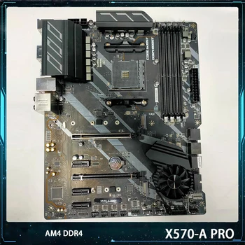 X570-A PRO Для Msi AMD AM4 DDR4 128G PCI-E 4.0 M.2 *2 SATA3 USB3.2 ATX Настольная материнская плата для ПК Работает идеально Высокое качество