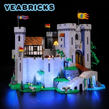 YEBRICKS Светодиодный световой комплект для замка рыцарей льва 10305, набор строительных блоков (не включает модель), кирпичные игрушки для детей