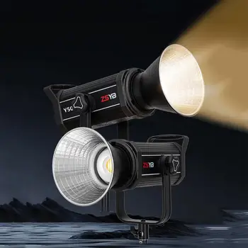 ZSYB Y500D 500 Вт Видео Светильник для фотосъемки 5600 К, 3200 К-6500 К COB Светильник Для фотосъемки Видео светильник Для Youbute