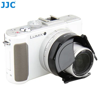 Автоматическая Крышка объектива камеры JJC для PANASONIC DMC-LX7/Leica D-Lux6, Цвет Черный, Серебристый, Самоподдерживающийся Автоматический Протектор