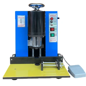 Автоматическая штамповочная машина HFJ-01 Используется для изготовления бирки, сумки, пластикового листа, ткани, кожи, быстрого сверления, высокоточного электроинструмента
