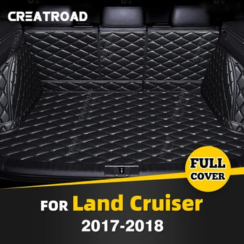 Автоматический коврик для багажника с полным покрытием для Toyota Land Cruiser 7-Seat 2017 2018, автомобильный коврик для багажника, аксессуары для защиты интерьера