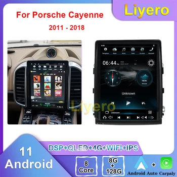 Автомобильное радио Liyero Для Porsche Cayenne 2011-2018 Car Play Android Автоматическая GPS Навигация DVD Мультимедийный Плеер Видео Стерео DSP 4G