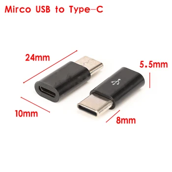 Адаптер Micro USB для Type C Адаптер для мобильного телефона USB-разъем для крепления карданного подвеса адаптера для смартфона
