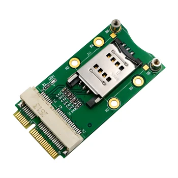 Адаптер MinMini PCI-E со слотом для SIM-карты 3G/4G, WWAN LTE, GPS-карты, держатель для SIM-карты с откидной крышкой