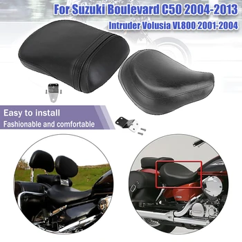 Аксессуары для мотоциклов Передние подушки водителя пассажира на заднем сиденье для Suzuki Boulevard C50 Volusia VL 400 800 2001-2013