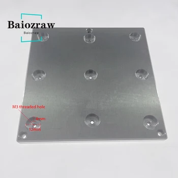 Аксессуары для печати Baiozraw V0/V0.1 алюминиевая пластина с магнитными отверстиями для деталей Voron 0/0.1