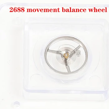 Аксессуары для часов с механизмом 2688 часовой механизм балансировочное колесо Швейцарский механизм 2688 балансировочное колесо полный ход