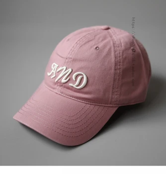 Бейсболка с мягким верхом, простая бейсболка с вышитыми буквами, женская летняя розовая уличная повседневная шляпа от Солнца, мужская мода