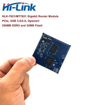 Бесплатная Доставка 6шт MT7621A/HLK-7621 Модуль гигабитного маршрутизатора GbE с 258 м оперативной памятью/32 М вспышкой