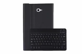 Беспроводной Bluetooth 3.0 Чехол с клавиатурой для Samsung Galaxy Tab A A6 10.1 2016 T585 T580 SM-T580 T580N чехол для планшета Funda + ручка