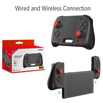 Беспроводной Bluetooth-геймпад Игровой джойстик для Nintendo Switch OLED Pro Host 6-осевой программируемый режим пробуждения Turbo Motion