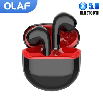 Беспроводные наушники OLAF TWS Bluetooth 5.0 Наушники с микрофоном, двойное стерео сенсорное управление, беспроводные наушники Fone Bluetooth