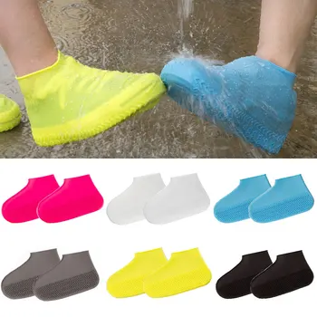 Ботинки, силиконовый водонепроницаемый чехол ДЛЯ ОБУВИ, многоразовые чехлы для дождевой обуви, защита обуви Унисекс, противоскользящие накладки для дождливых ботинок, новинка