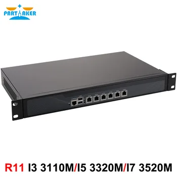 Брандмауэр Partaker R11 VPN 1U Для установки на стойку Intel Core I3 2350M/2370M Устройство сетевой безопасности 6 Intel 82583V Lan Router PC
