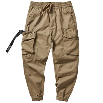 Бренд Tide японский карманный комбинезон мужской 2023 весна и лето новый tide винтажный военный стиль свободные повседневные брюки с завязками на ногах