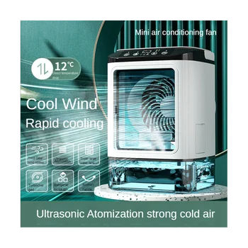 Вентилятор для распыления холодной воды Домашний Мини USB Настольный Холодильный Небольшой Вентилятор для кондиционирования Воздуха Портативный Вентилятор для распыления влажной воды