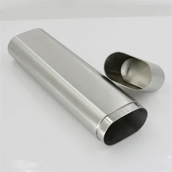 Вмещающие трубки для сигар премиум-класса из нержавеющей стали, прочные и стильные аксессуары для сигар, 2 шт