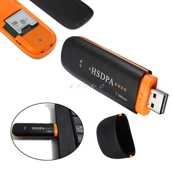 Внешний USB-модем HSDPA USB-накопитель SIM-модем 7,2 Мбит /с, 3G Беспроводной сетевой адаптер с TF SIM-картой