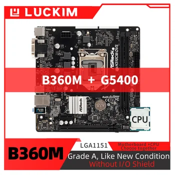 Восстановленная материнская плата B360M LGA1151 G5400 в комплекте с процессором