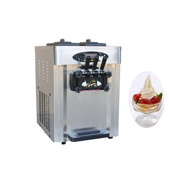 Высококачественная машина для приготовления мягкого мороженого с тремя вкусами, коммерческая машина для приготовления замороженного йогурта из нержавеющей стали, машина для приготовления пломбира