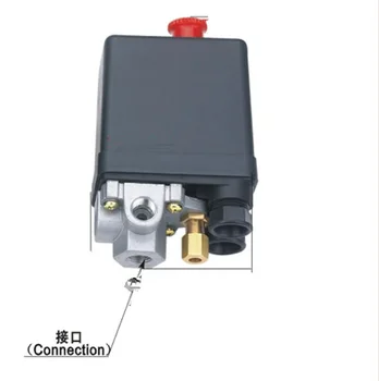 Высококачественный клапан управления реле давления воздушного компрессора HeavyDuty 90-120psi с 4 портами