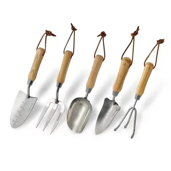 Высококачественный подарочный набор садовых ручных инструментов из нержавеющей стали