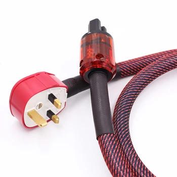 Высококачественный посеребренный кабель питания переменного тока Audiocrast314 OFC MK UK Power cable