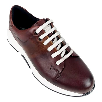Высококлассные мужские кожаные повседневные кроссовки из воловьей кожи, мужская удобная уличная обувь для прогулок, Размер 46A21