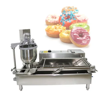 Высокопроизводительная автоматическая мини-машина для приготовления пончиков Коммерческая автоматическая мини-машина для приготовления пончиков