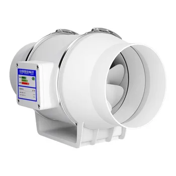 Вытяжной вентилятор Канальный вентилятор Мощный бесшумный вентилятор для вентиляции ванной комнаты Промышленный канальный вытяжной вентилятор для кухни с диагональным наддувом