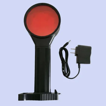 Двусторонняя сигнальная лампа направленного действия KOOJN, красный свет, Магнитный телескопический стробоскоп, постоянно включенный сигнал технического обслуживания на железной дороге