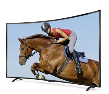 Дешевый 43-дюймовый умный светодиодный изогнутый UHD радиан FHD LED TV 3840 * 2160P Super slim4K ЖК-телевизор Smart Android TV