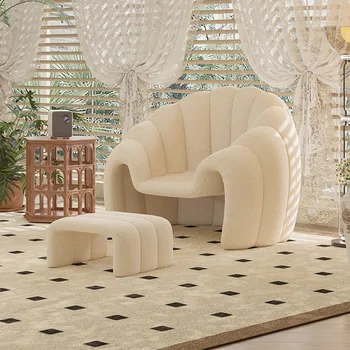Дизайнерское кресло для гостиной Accent Vanity Nordic Lazy Lounge Chair Для Чтения, Расслабляющий Sillas De Oficina, Современная Мебель DWH