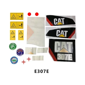 Для Caterpillar Оптовые наклейки Cat Экскаватор E320D E320DL E326DL E349D Пользовательские наклейки