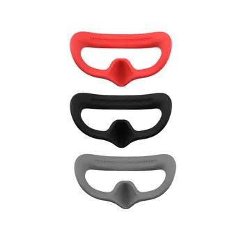 Для DJI Avata Goggles 2 Маска для глаз Силиконовый Защитный Чехол Ремешок на голову для Аксессуаров DJI Avata G2 VR Glasses-Красный