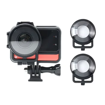 Для Insta360 Защитная крышка с двумя объективами One RS, крышка объектива камеры, двойная защита, аксессуар для панорамной камеры One RS, аксессуары в комплекте
