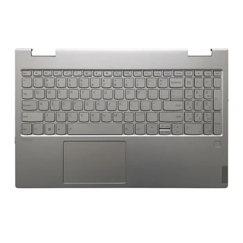 Для Lenovo Yoga C740-15IML, подставка для рук, крышка клавиатуры с тачпадом 5CB0U43851