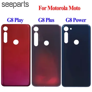 Для Motorola Moto G8 Задняя крышка Батарейного Отсека Корпус Для Moto G8 Play Задняя Крышка Корпус G8 Plus Крышка Батарейного отсека Крышка Питания G8