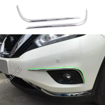Для Nissan Murano 2015 2016 2017 2018 2019, Автомобильный детектор для укладки, накладка на переднюю головную противотуманную фаруху, рамка для лампы для бровей, часть ручки